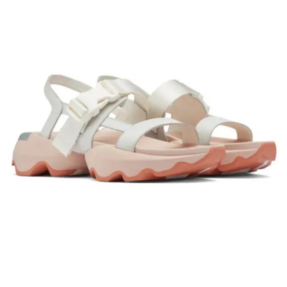 Sorel Shoes - Sorel Sea Salt & Peach Blossom Kinetic Impact Sling Sandal Size 10 Gorpcore WMNS
